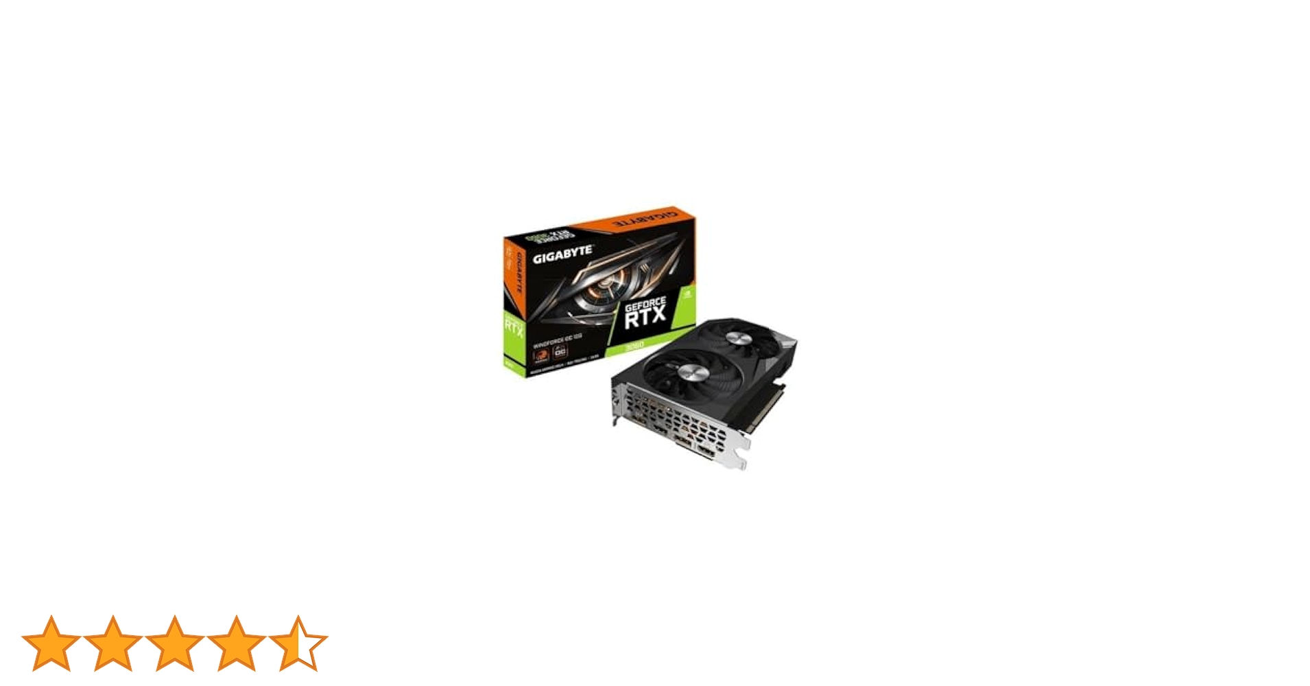 Amazon | Gigabyte GeForce RTX 3060 WINDFORCE OC 12GB